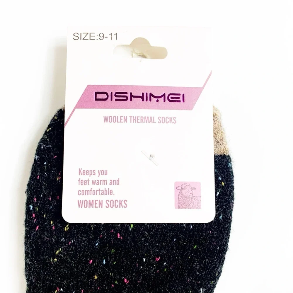 Wool Blend Sock Gift Set (3 Pairs) Women’s 9-11 Cozy Warm Winter Socks NWT